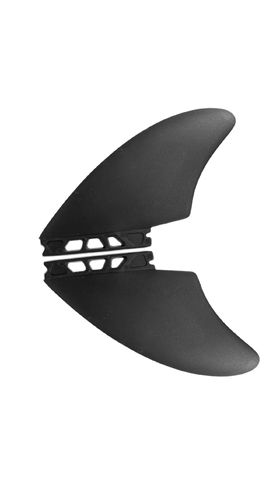 SURF FINS,, 2 KEEL FINS, TWIN FIN, FISH (futur style base ) NYLON