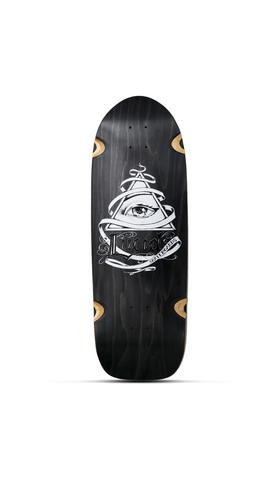 LUCID OLD SCHOOL BOARD BLACK DECK 31 x 10