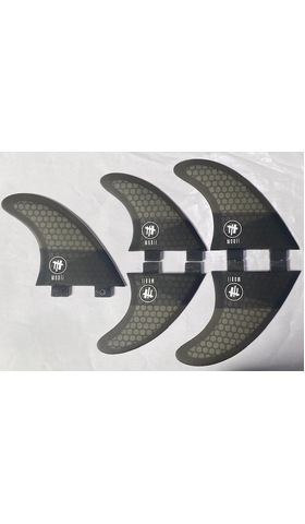 MODII: SFK 5 FIN, TRI- QUAD - FCS COMPATIBLE BASE ( Large) GREY